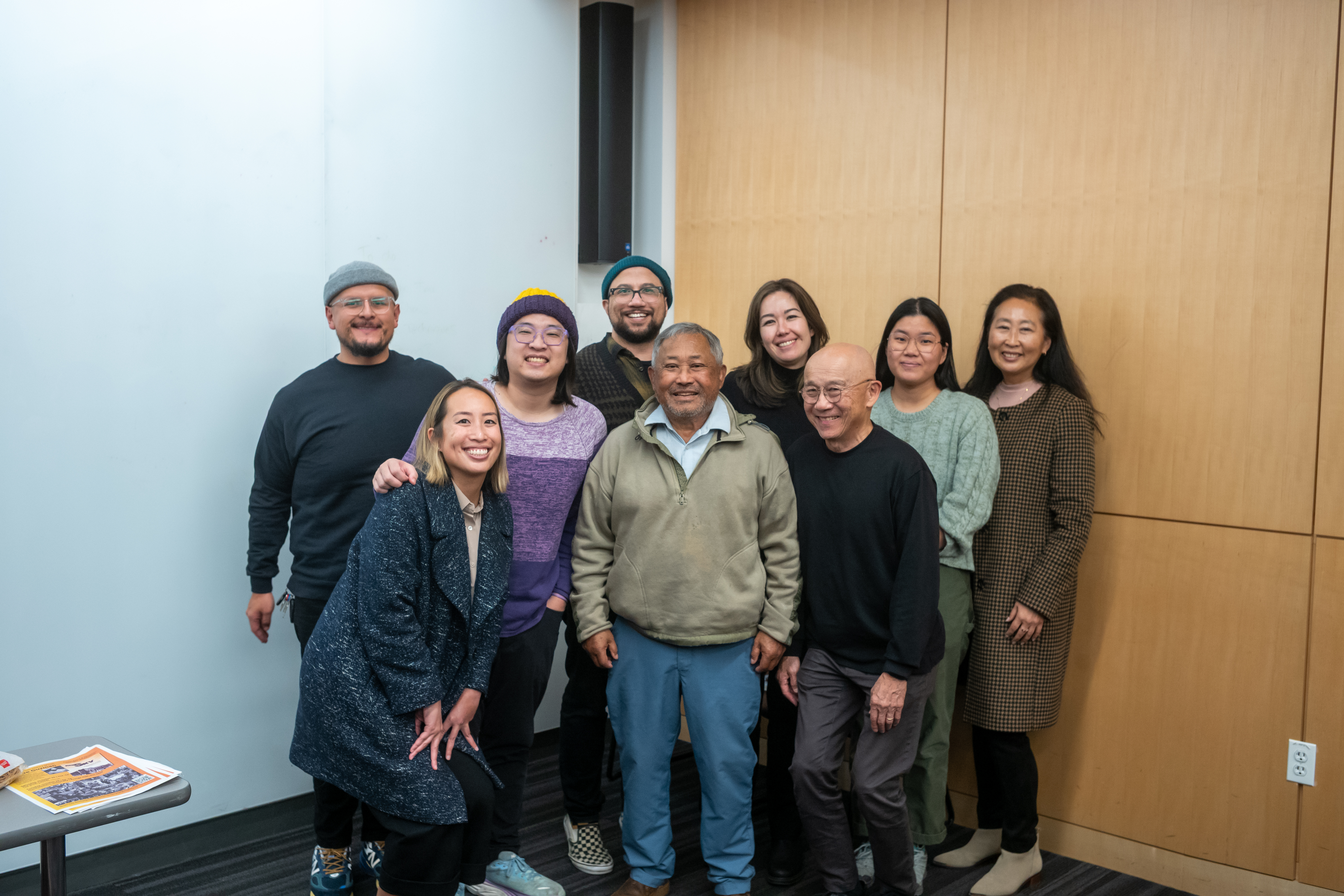 Emil de Guzman with AASP faculty and staff