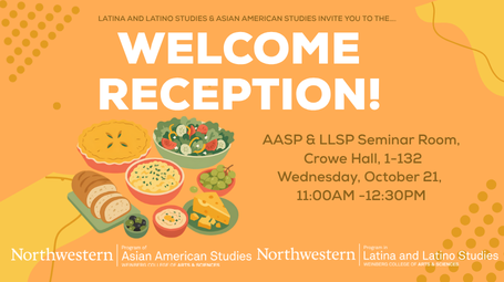 Welcome Reception info 
